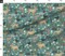 Various Fabrics by the Yard or Fat Quarter Woodland Animals Whimsical Floral Nature Woodland Turquoise Spring Garden Botanical Custom Printed Fabric by Spoonflower